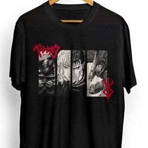Guts Unisex T-Shirt, Berserk, Guts, Vintage, 90s, Cult Tee, Swordsman, Anime Tee